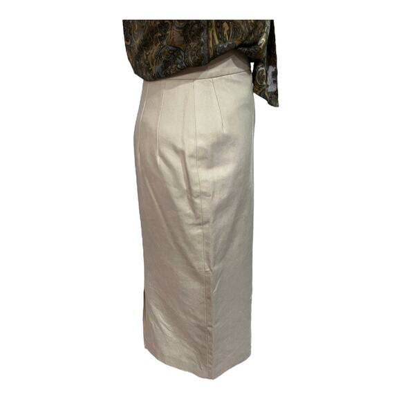 Ralph Lauren Purple Label Selena
Cream 2005 Sample Vintage Designer Pencil Skirt - Picture 2 of 14